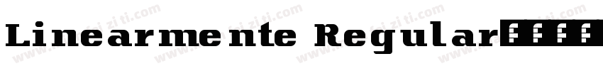 Linearmente Regular字体转换